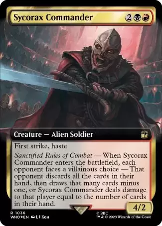 Doctor Who - Commandant sycorax
