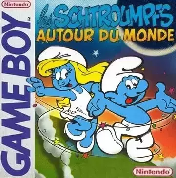 Game Boy Games - Les Schtroumpfs Autour du Monde