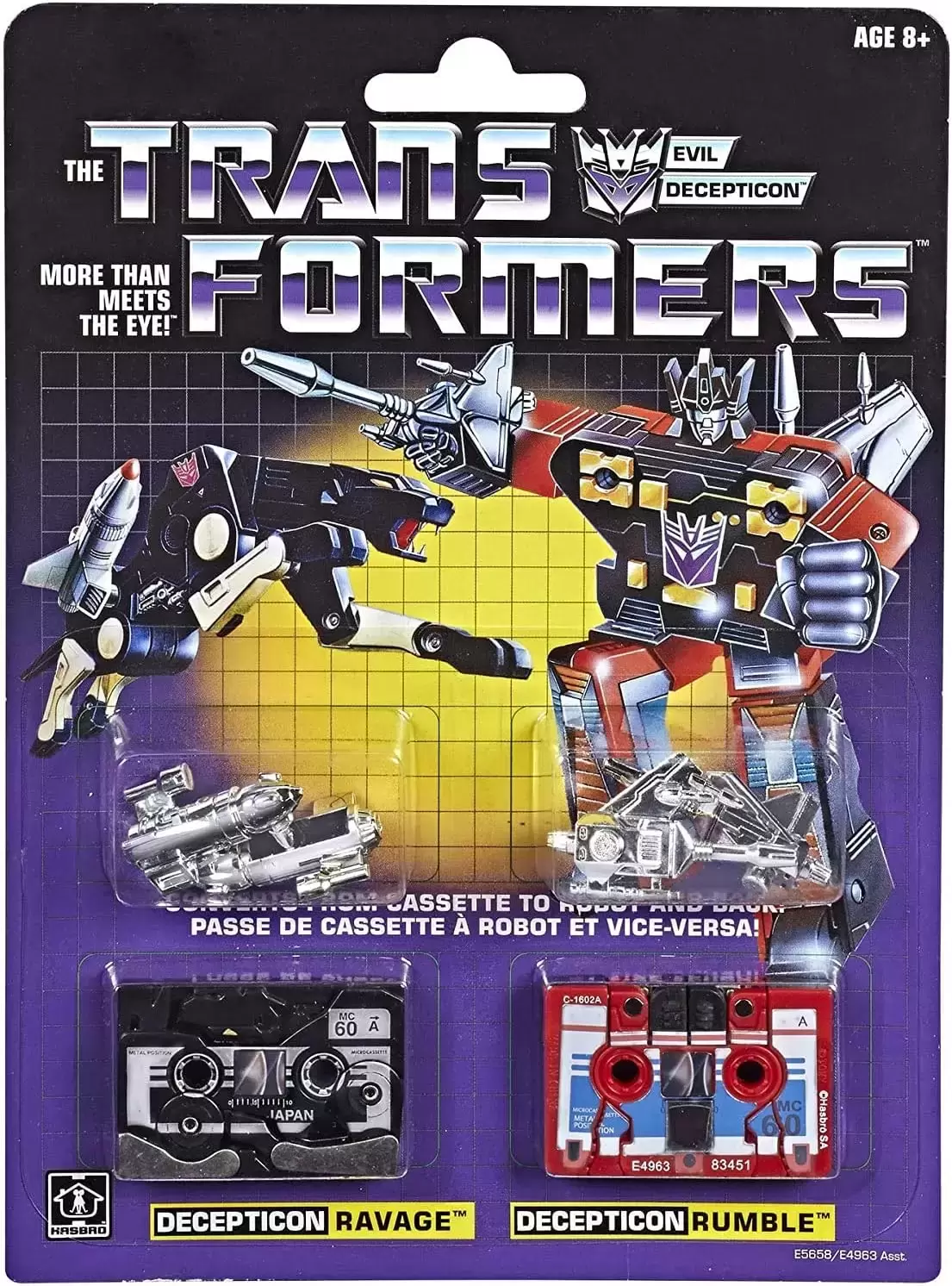 Transformers G1 - RETRO - Rampage & Rumble 2 Pack