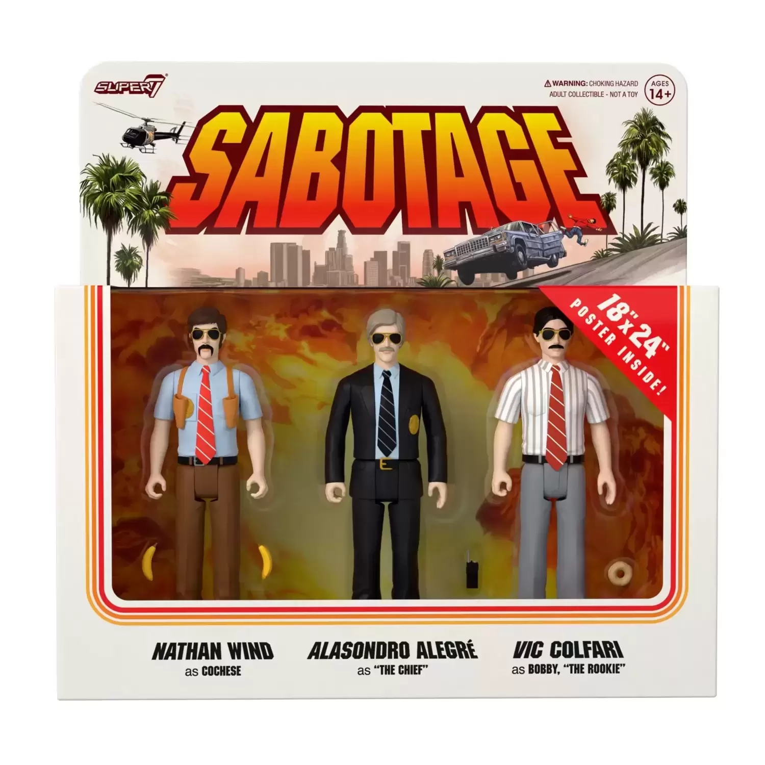 ReAction Figures - Sabotage - 3 pack (Beastie Boys)