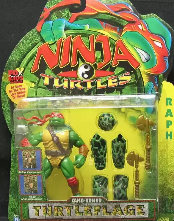 Teenage Mutant Ninja Turtles the Next Mutation - Camo Armor Turtleflag Raph