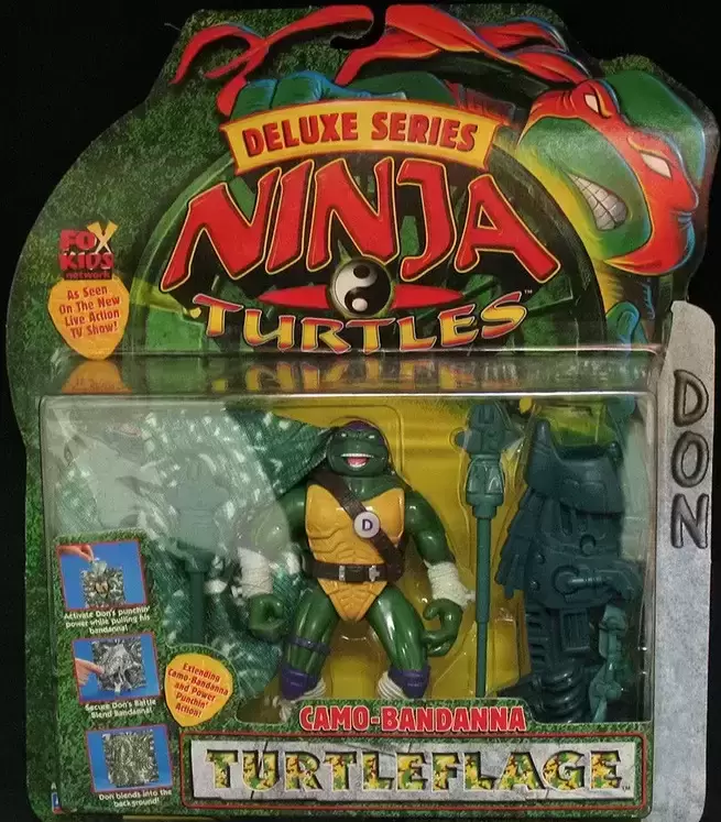 Teenage Mutant Ninja Turtles the Next Mutation - Camo Bandana Turtleflag Don