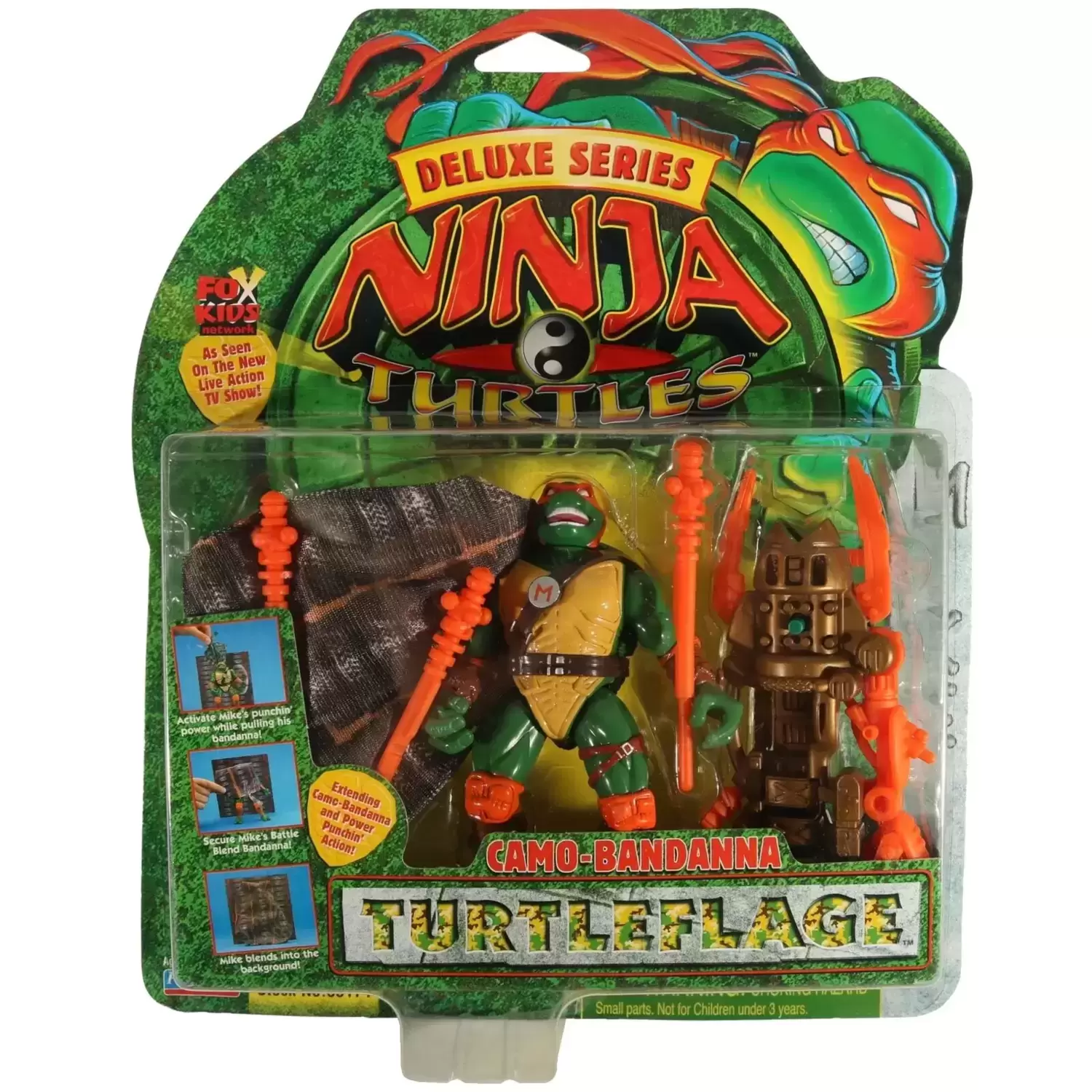 Teenage Mutant Ninja Turtles the Next Mutation - Camo Bandana Turtleflag Mike