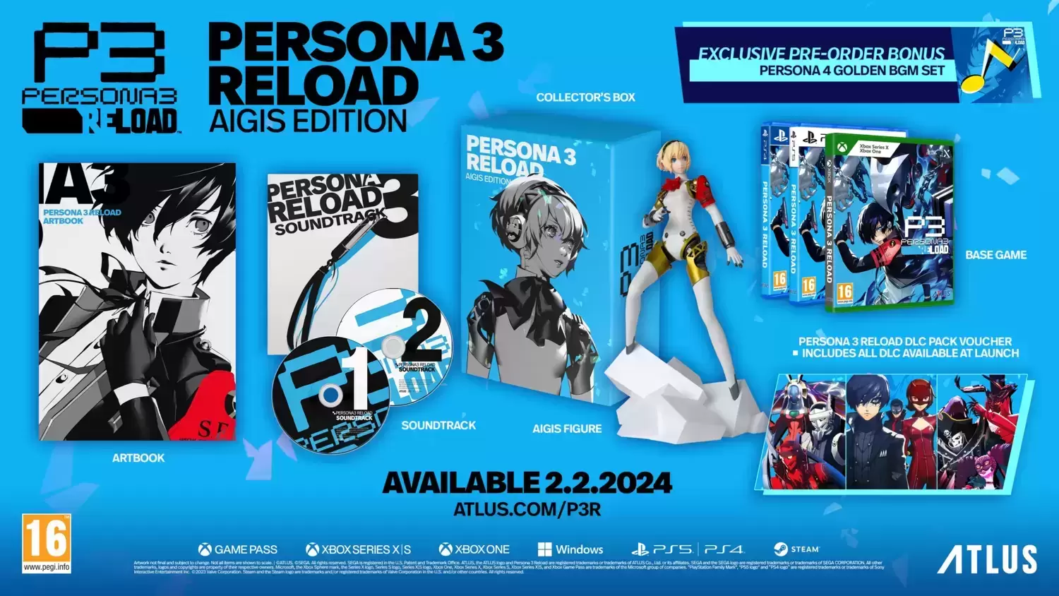 Jeux XBOX Series X - Persona 3 Reload - Aigis Edition