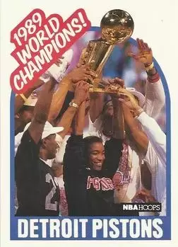 Hoops - 1989/1990 NBA - Detroit Pistons Champions