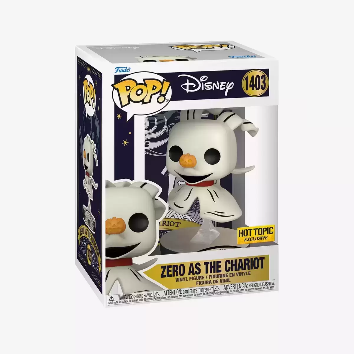 POP! Disney - The Nightmare Before Christmas - Zero as The Chariot