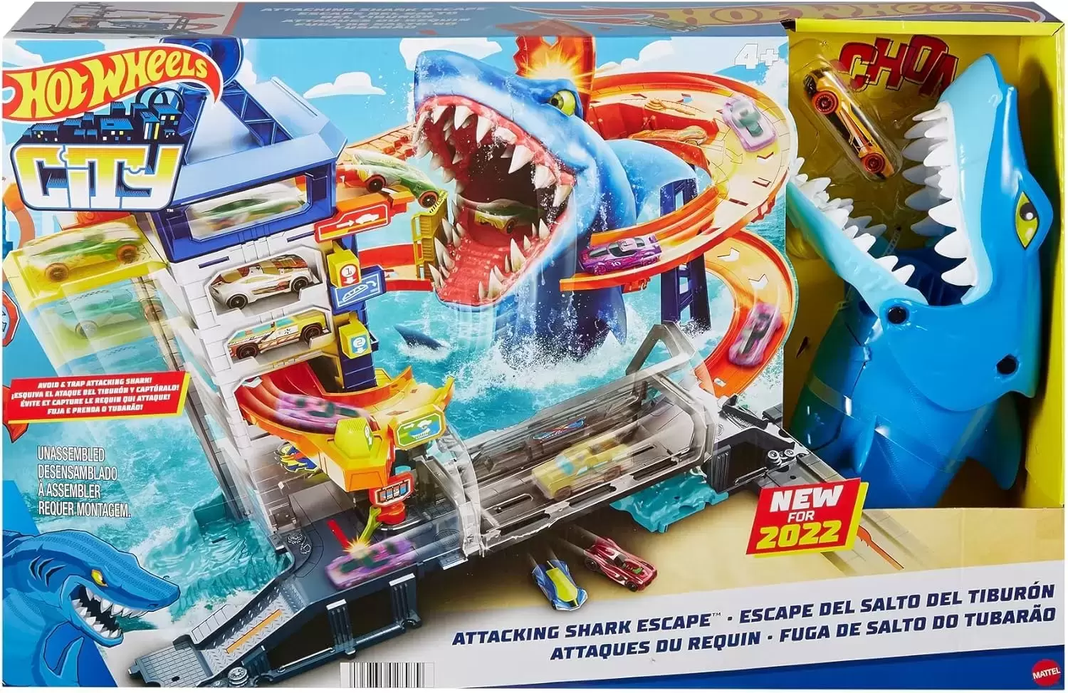Hot Wheels - Playsets - Attacking Shark Escape