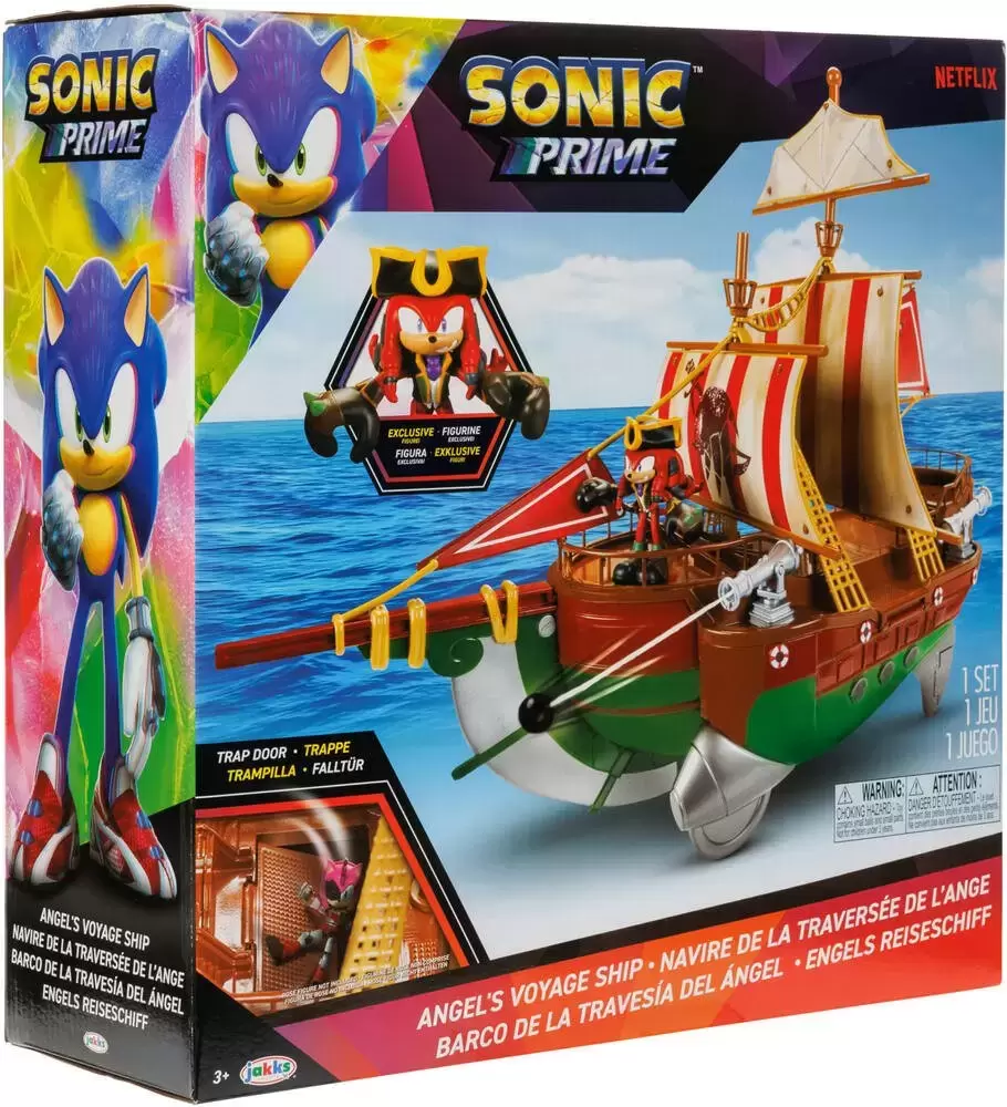 Jakks Pacific Sonic The Hedgehog - Sonic Prime - Angel\'s Voyage Ship