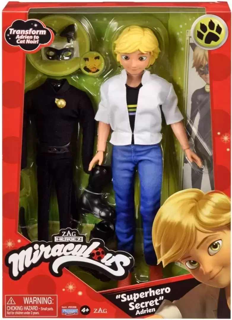  Miraculous Ladybug Heroez 4-Pack Dolls w/Exclusive Ladybug Doll  by Playmates Toys : Toys & Games