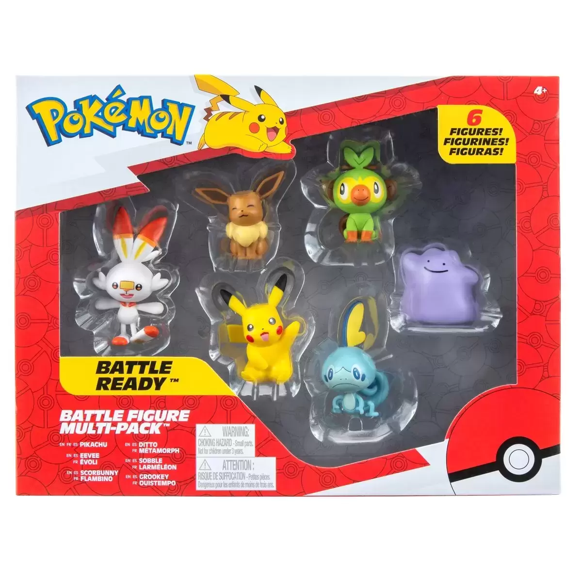Set de figuras Pokémon Battle Ready