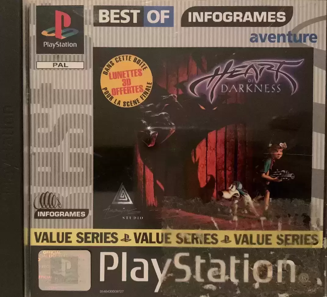 Jeux Playstation PS1 - Heart Of Darkness Value Series