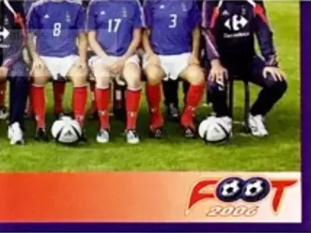 Foot 2006 - Championnat de France de L1 et L2 - Équipe (puzzle 4) - Équipe de France féminine