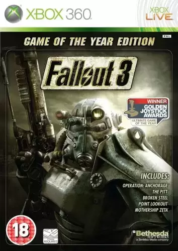 XBOX 360 Games - Fallout 3 - Game of The Year Edition