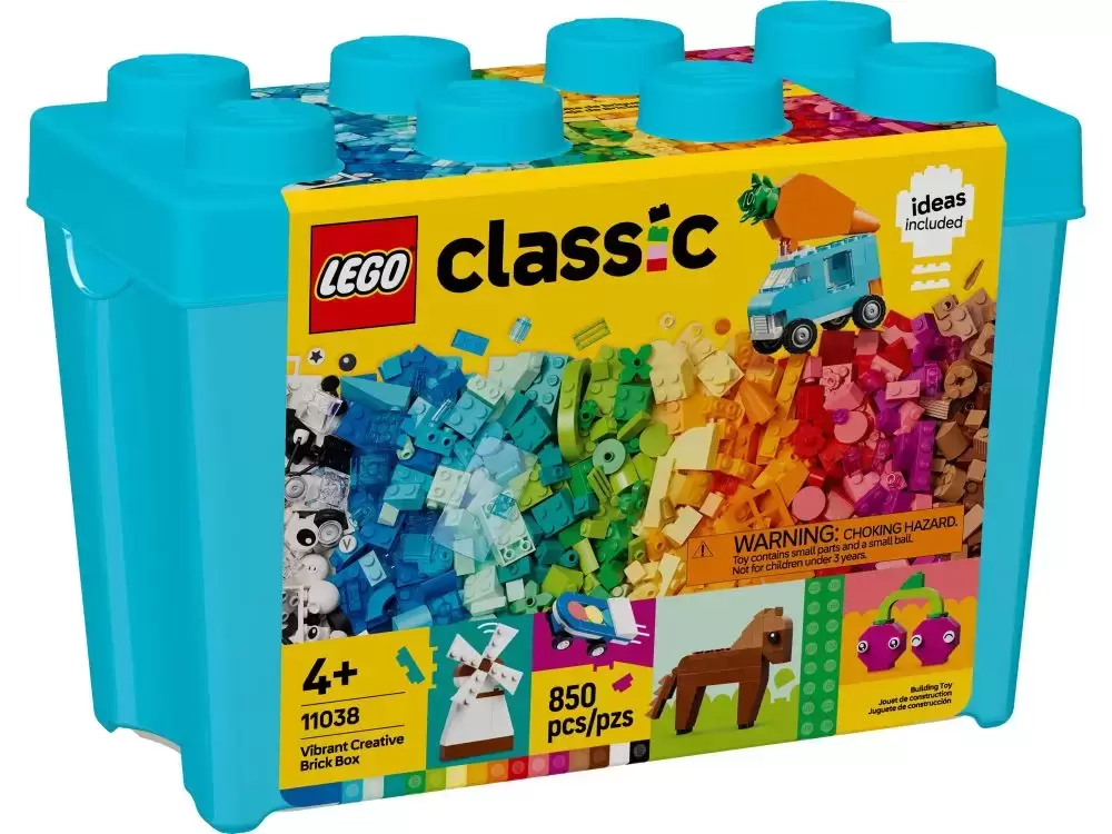 Vibrant Creative Brick Box - LEGO Classic 11038