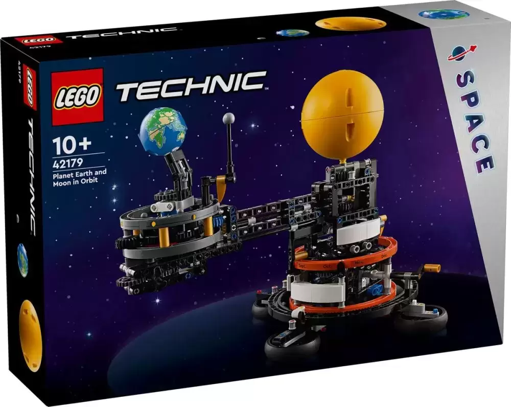 LEGO Technic - Planet Earth and Moon in Orbit