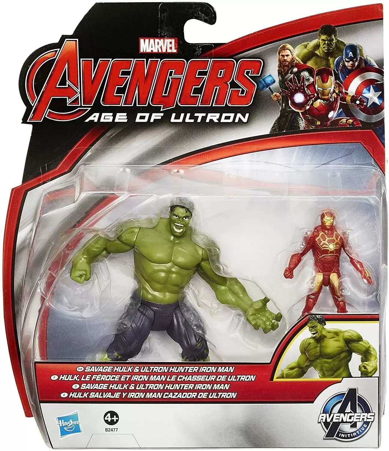 Avengers : Age of Ultron - Savage Hulk & Ultron Hunter Iron Man