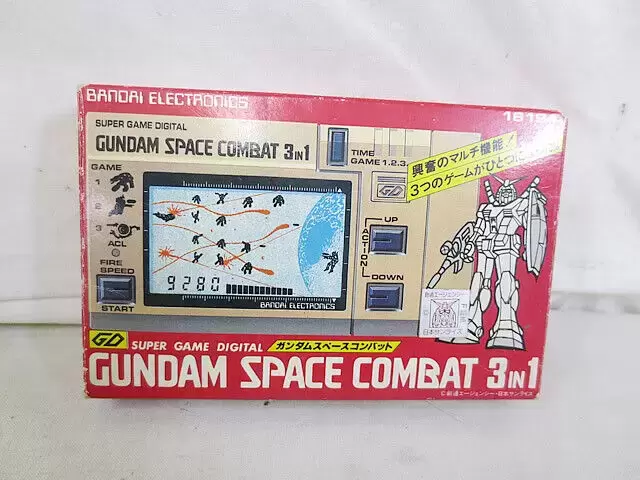 Bandai Electronics - GUNDAM SPACE COMBAT 3 IN1 - Super Game Digital