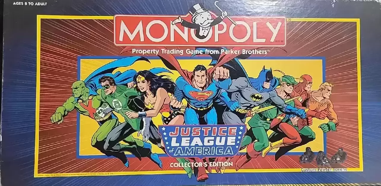 Monopoly Manga, BD, Comics - Monopoly Justice League Of America Collector\'s Edition