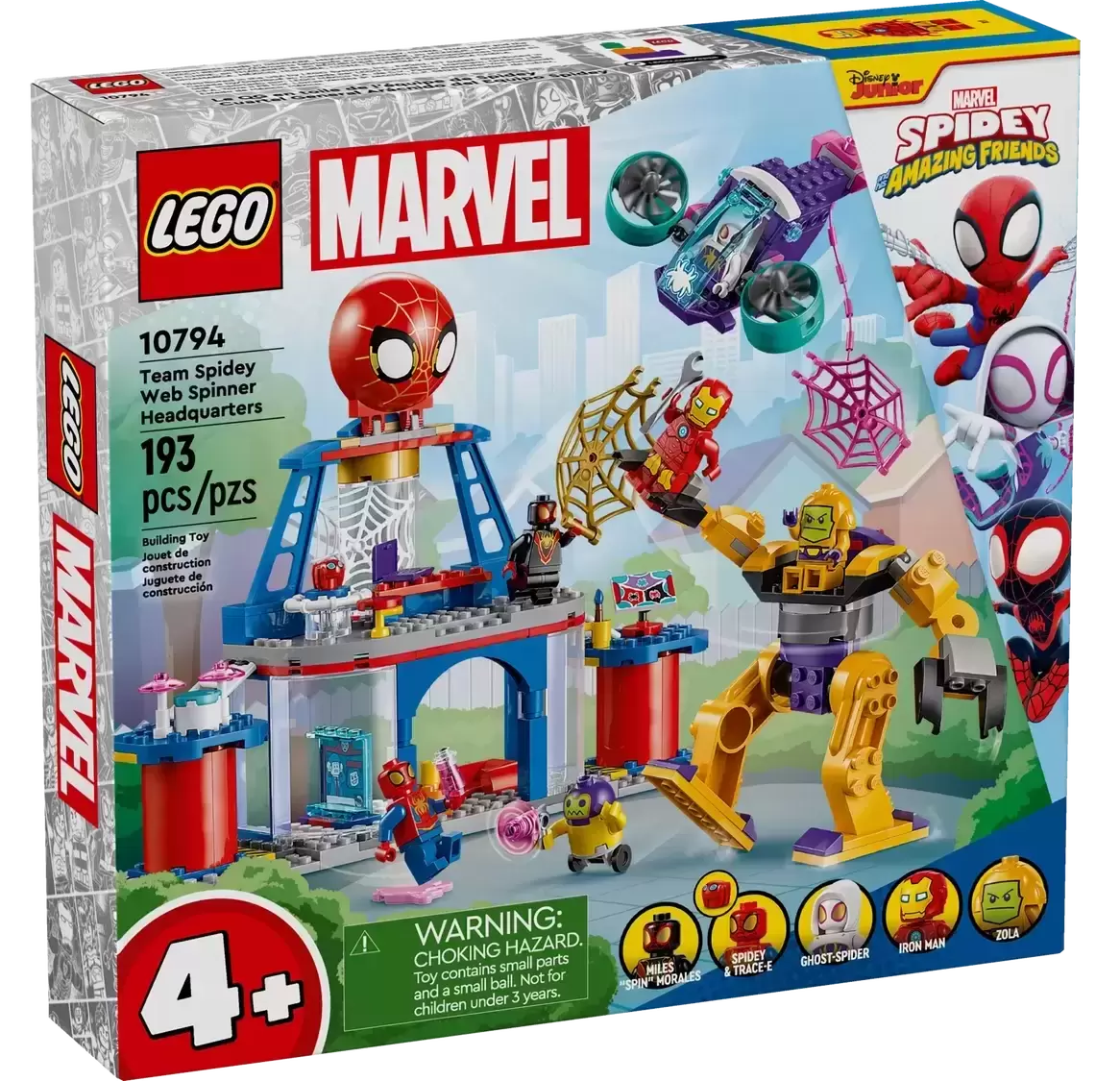 LEGO MARVEL Super Heroes - Team Spidey Web Spinner Headquarters