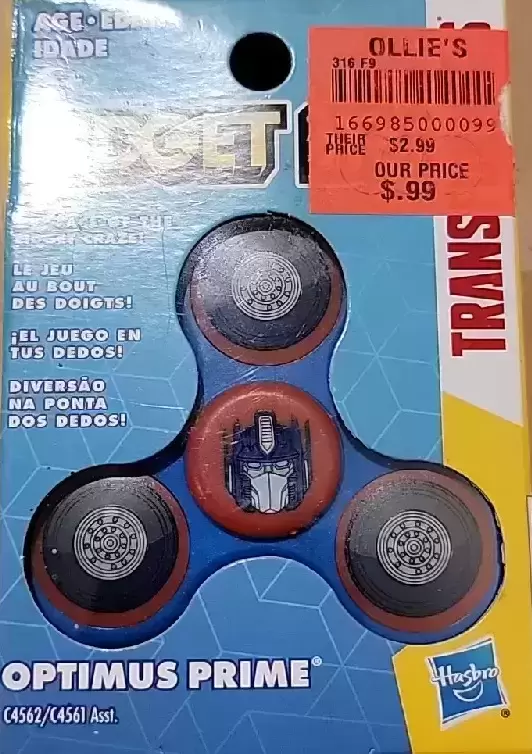 Autres Transformers - Fidget Its Transformer Optimus Prime spinner