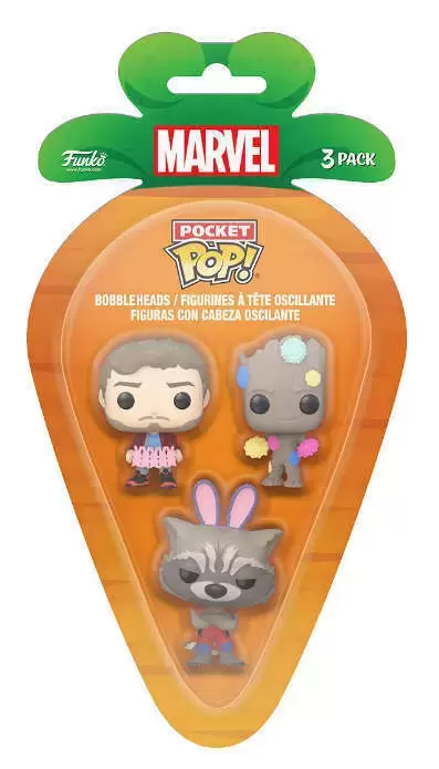 Pocket Pop! and Pop Minis! - Star-Lord, Groot, & Rocket Easter Carrot