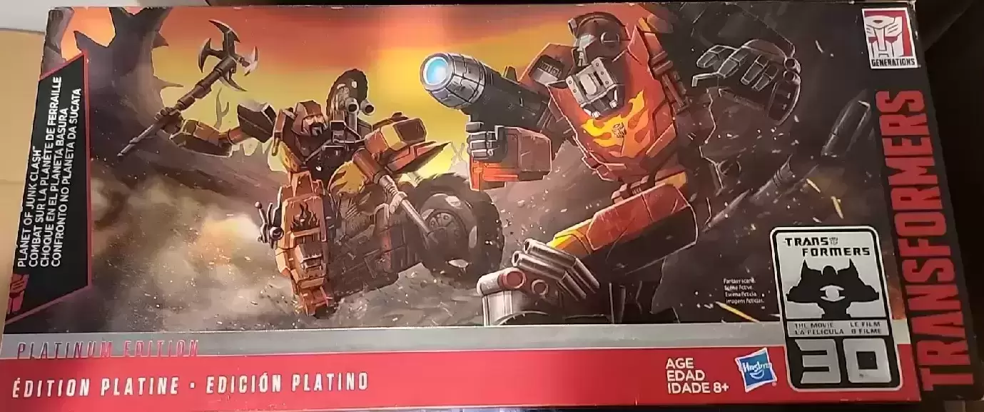 Transformers Generations - Transformers - Planet of Junk Clash 3pk  Platinum Edition