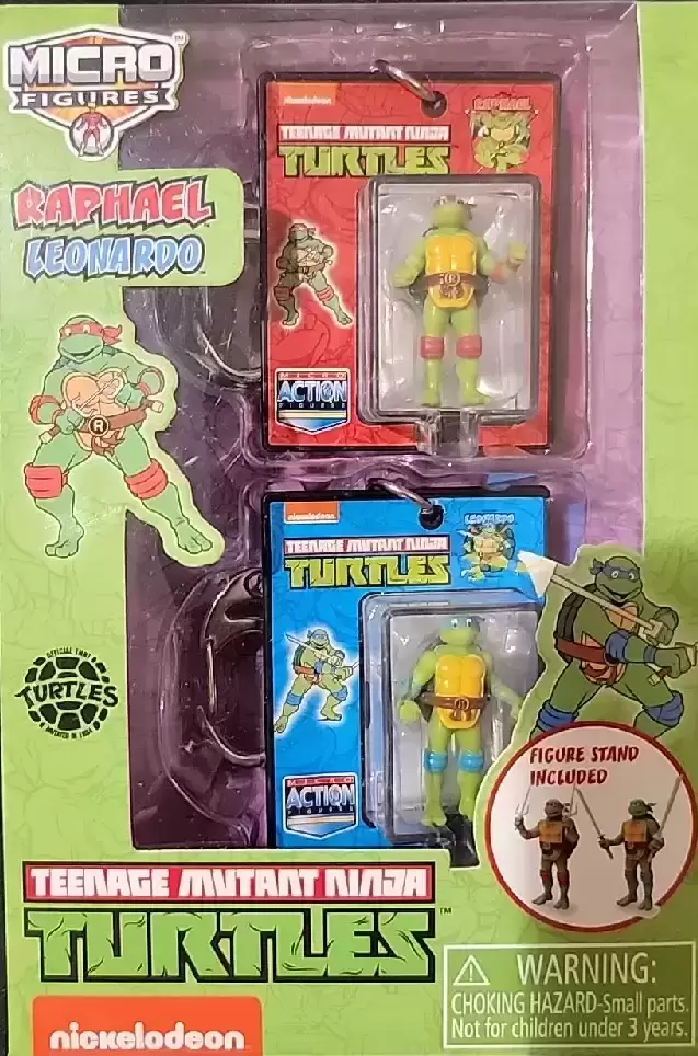 Teenage Mutant Ninja Turtles - Micro Figures - Leonardo & Raphael