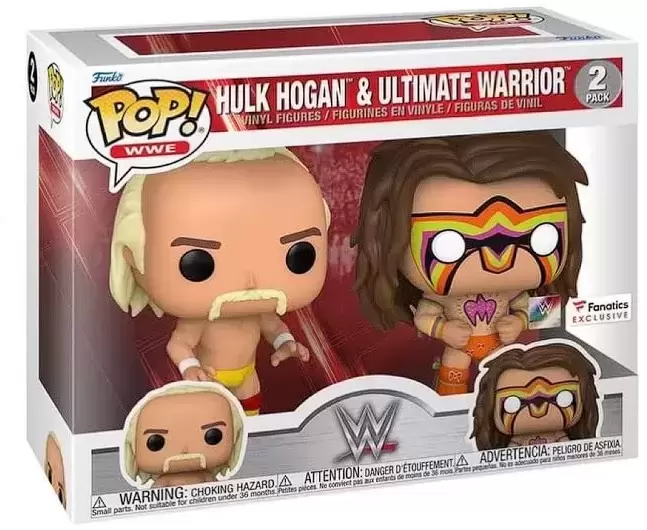 WWE - Hulk Hogan & Ultimate Warrior 2 Pack - POP! WWE action figure