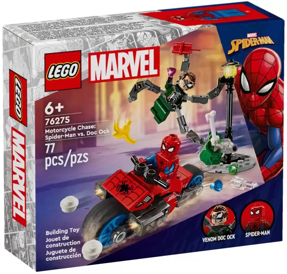 Spider-Man Race Car & Venom Green Goblin 76279, Marvel