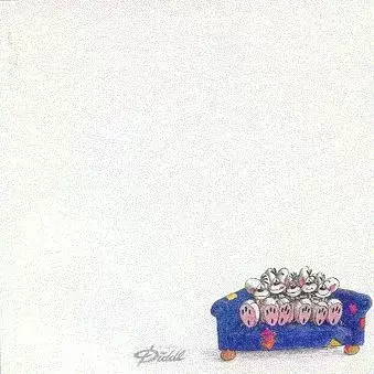Mémos carrées - Mémo carré Diddl n°3
