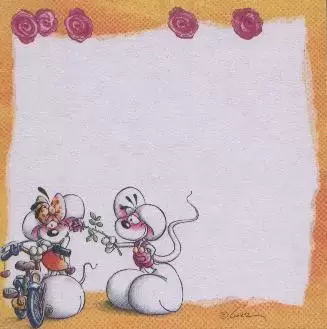 Mémos carrées - Mémo carré Diddl n°33