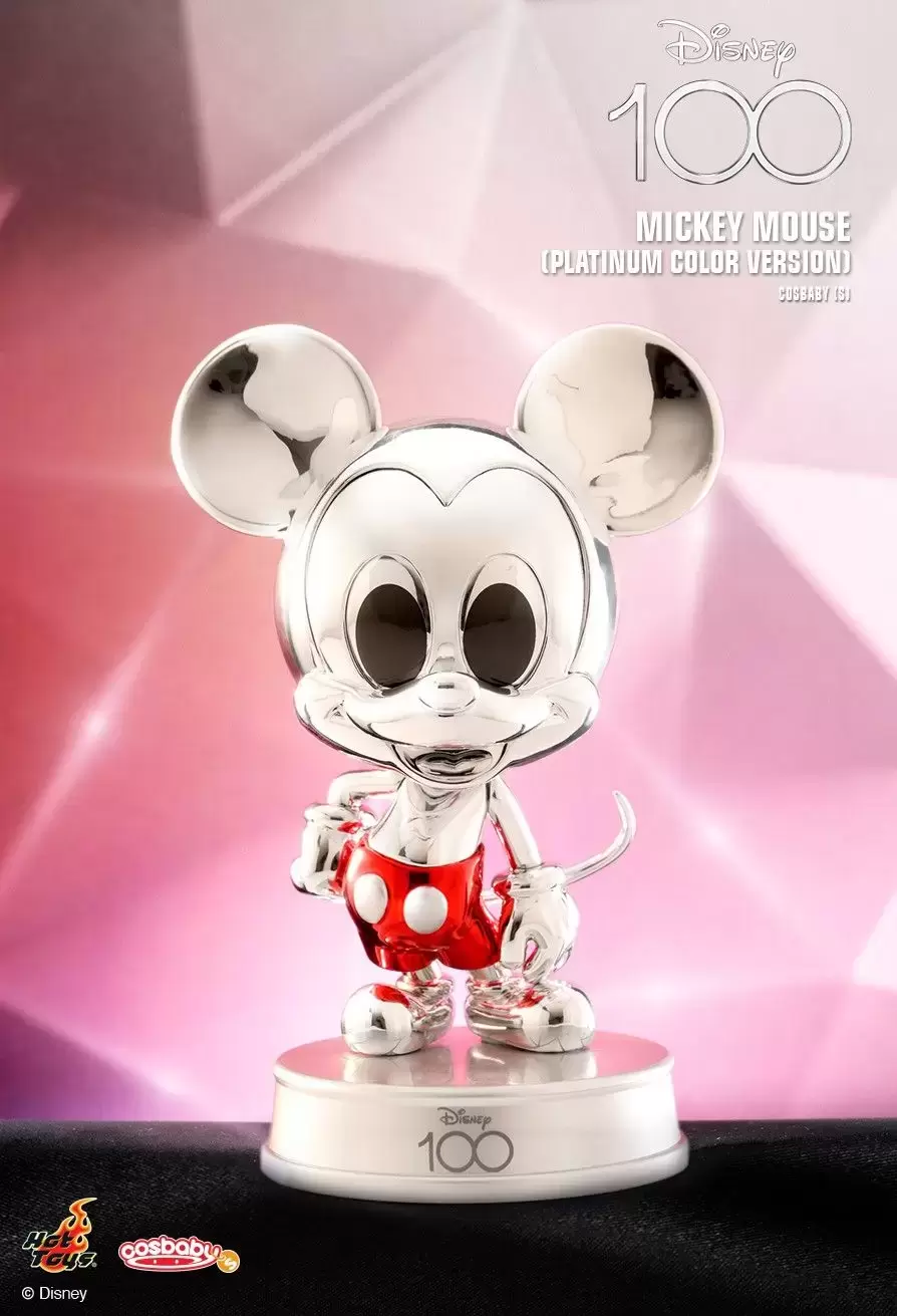 Cosbaby Figures - Mickey Mouse Platinum Color Version