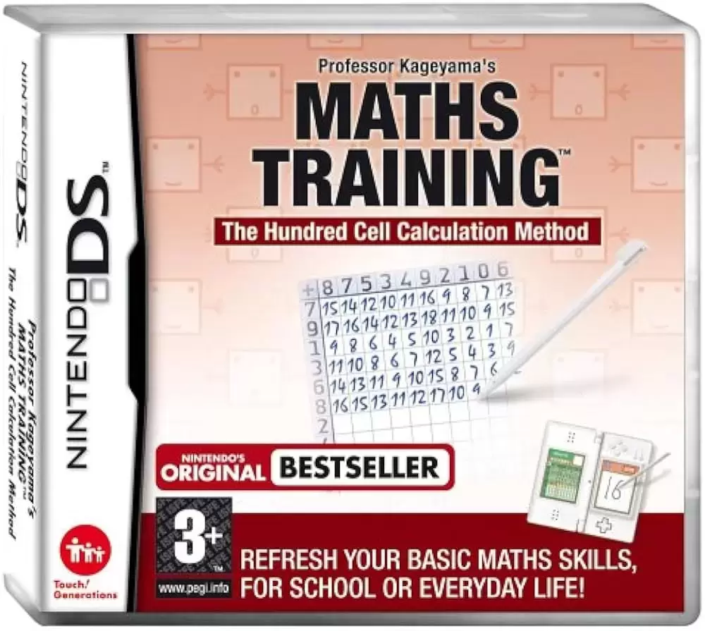Nintendo DS Games - Professor Kageyama\'s Maths Training