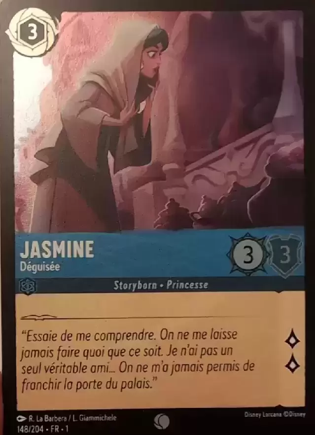 Premier chapitre - Jasmine - Déguisée - Brillante
