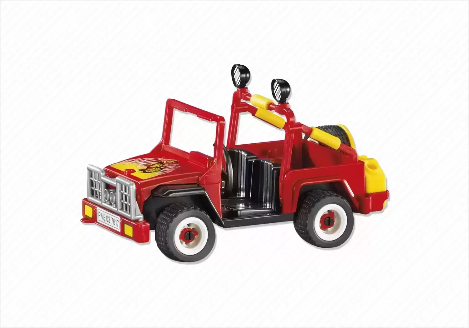 Playmobil Aventuriers - Petit 4x4 rouge
