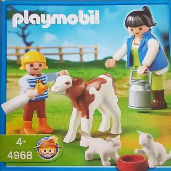 Playmobil Fermiers - Repas du veau