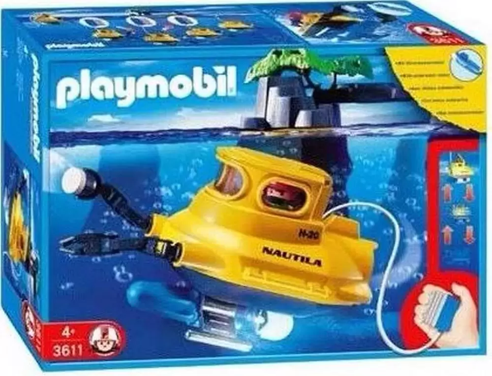 Playmobil Monde sous-marin - Pompiers - Explorateur / Sous-marin
