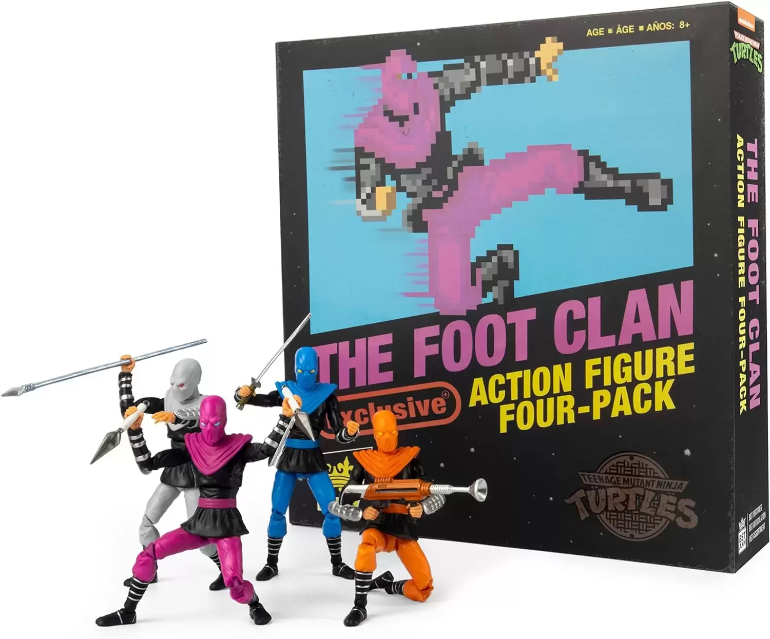 BST AXN - TMNT - The Foot Clan 4-Pack