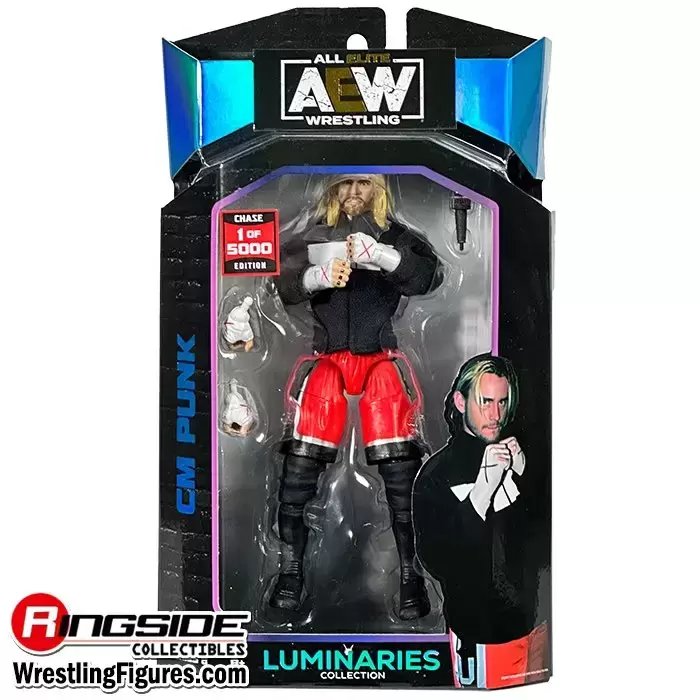 AEW RINGSIDE COLLECTIBLES EXCLUSIVE/UNMATCHED 7 CHASE HOOK FIGURES