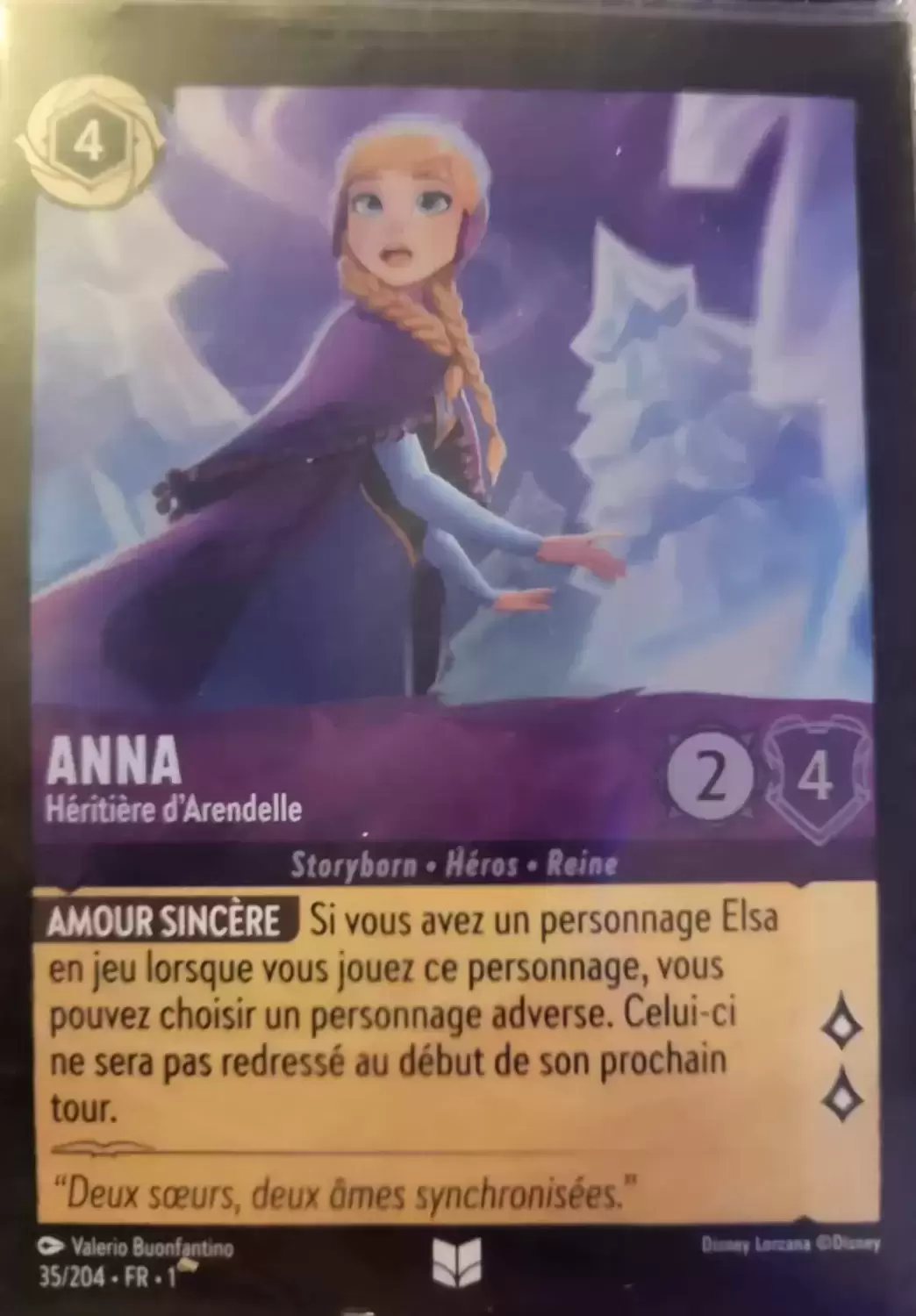 The First Chapter - Anna - Heir to Arendelle - Foil