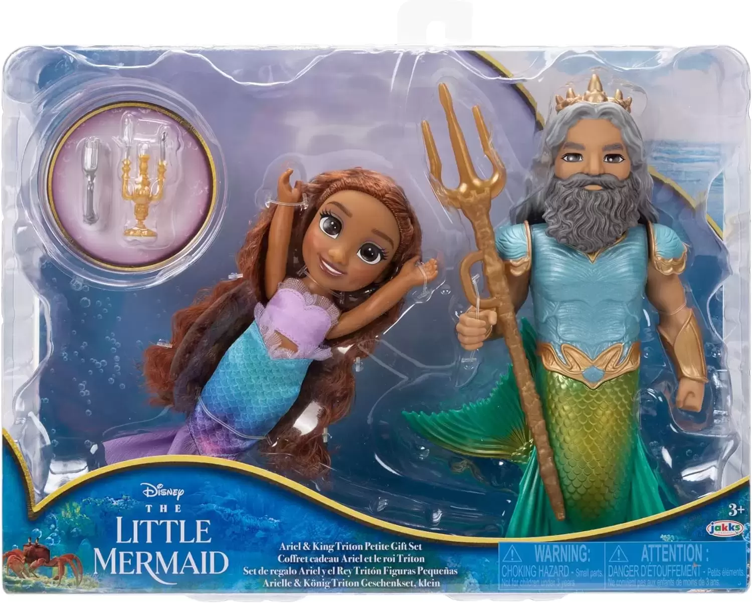 The Little Mermaid Movie (2023) - Ariel and King Triton Petite Gift Set