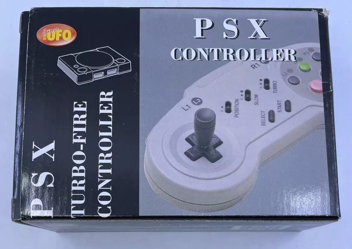 Arcade Stick - Super UFO PSX Controller - Turbo-Fire Controller