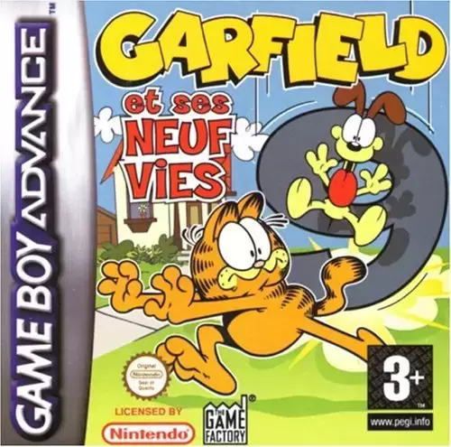 Jeux Game Boy Advance - Garfield - Neuf vies