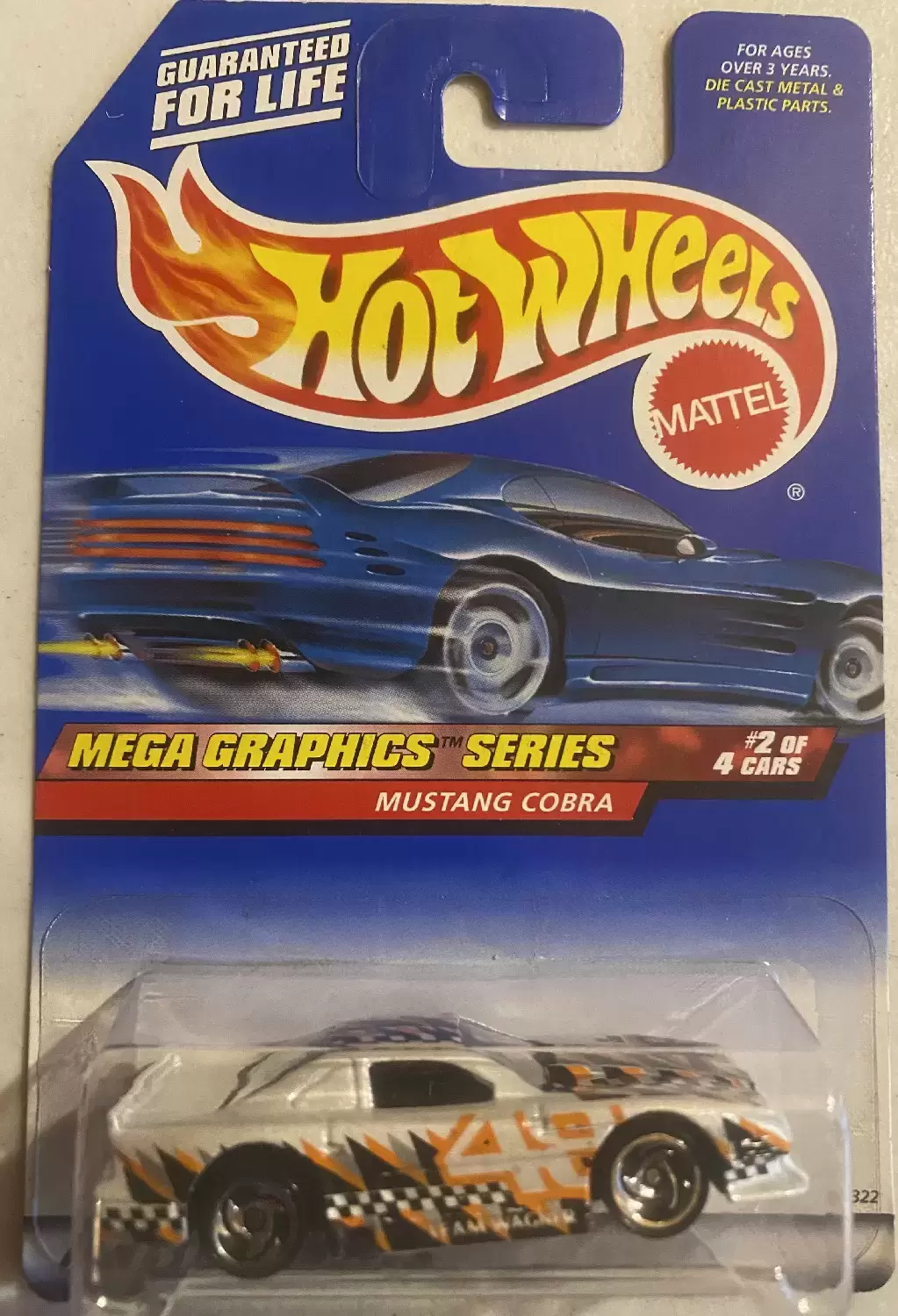 Mainline Hot Wheels - Mustang Cobra - Mega Graphics Series 2/4 #974