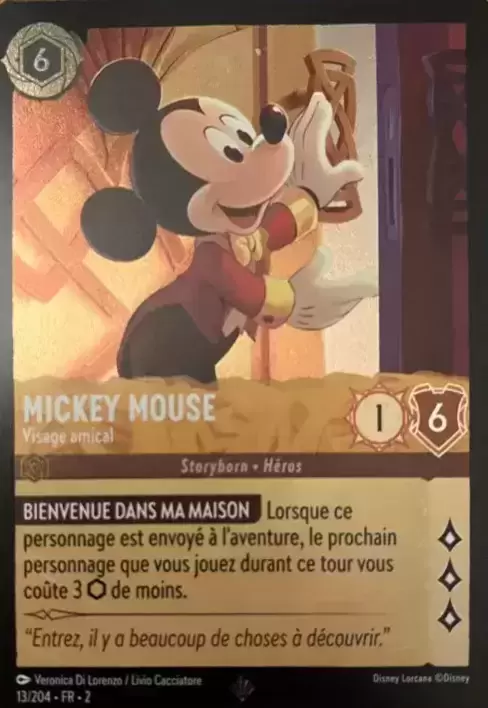 L\'Ascension des Floodborn - Mickey Mouse - Visage amical - Brillante