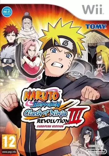 Nintendo Wii Games - Naruto Shippuden : Clash Of Ninja Revolution 3