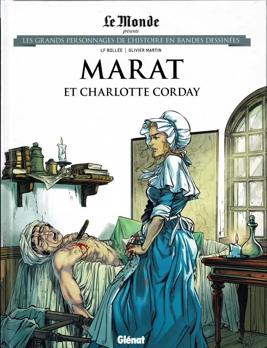 Les grands Personnages de l\'Histoire en bandes dessinées - Marat et Charlotte Corday