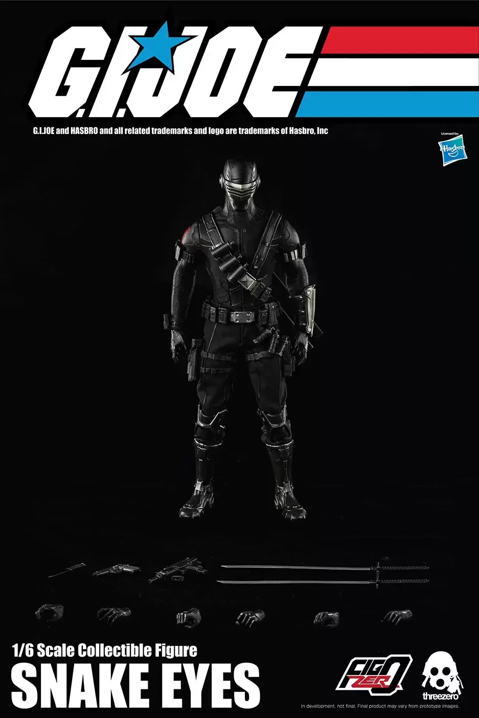 ThreeZero - G.I. Joe FigZero - Snake Eyes