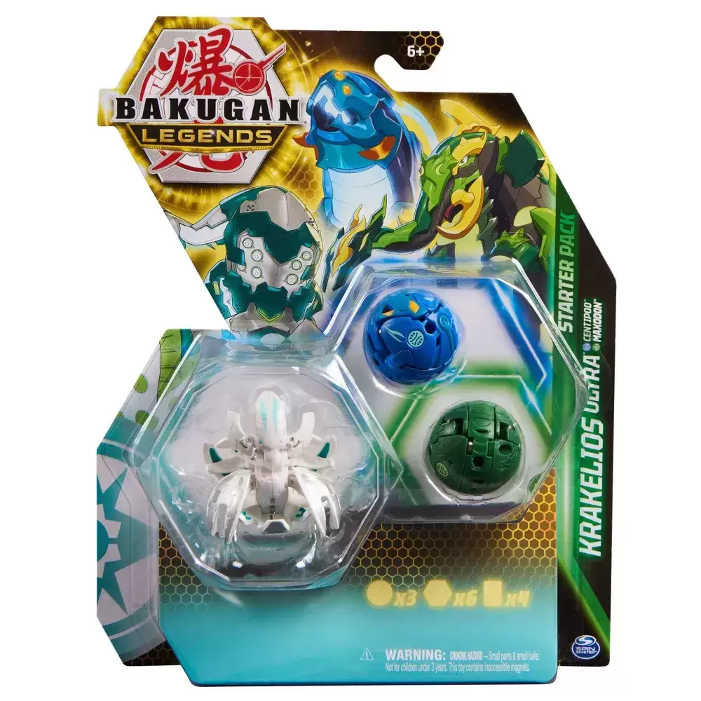 Bakugan - Krakelious Ultra with Centipod and Maxodon