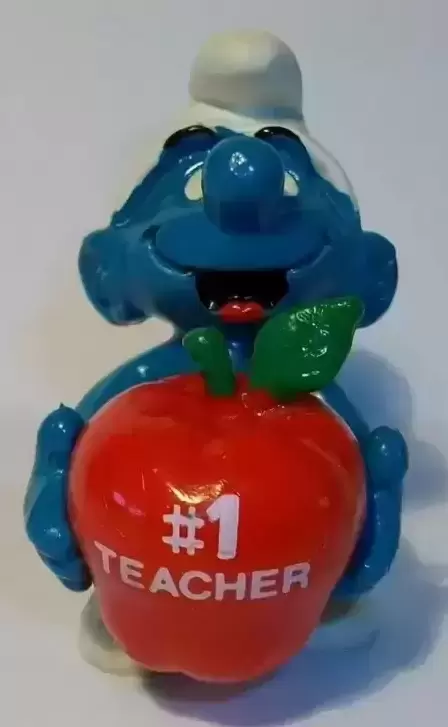 Smurfs figures Schleich - [COPY] Smurf with red apple \